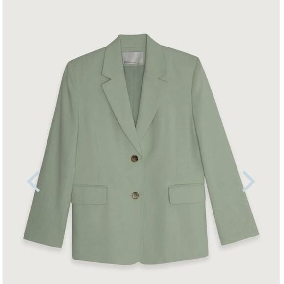 Oak + Fort Blazer Womens Oversized Fit Classic Wardrobe Office Essential Small - Picture 1 of 9